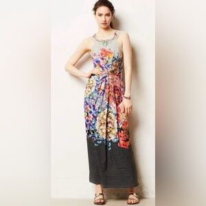 Anthropologie Size 0 Maxi Dress By Ranna Gill 15.5” PTP